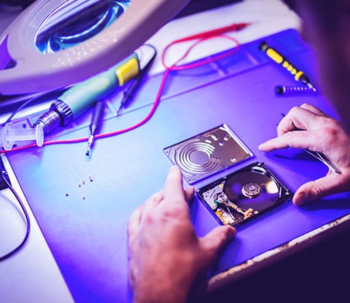 Recuperação de HD: especialistas em recuperação com alto índice de sucesso e sigilo total.