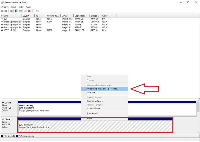 Change drive letter in Windows to fix an inaccessible volume – Bot Data Recovery